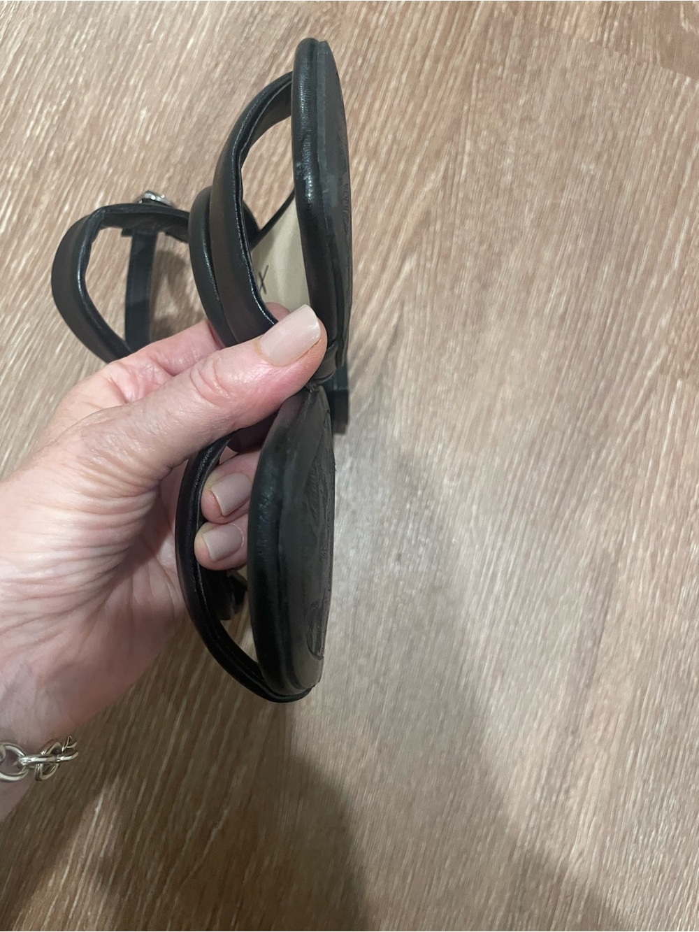 Life Stride Celia Black Strappy Block Heel Sandals - Picture 5 of 10